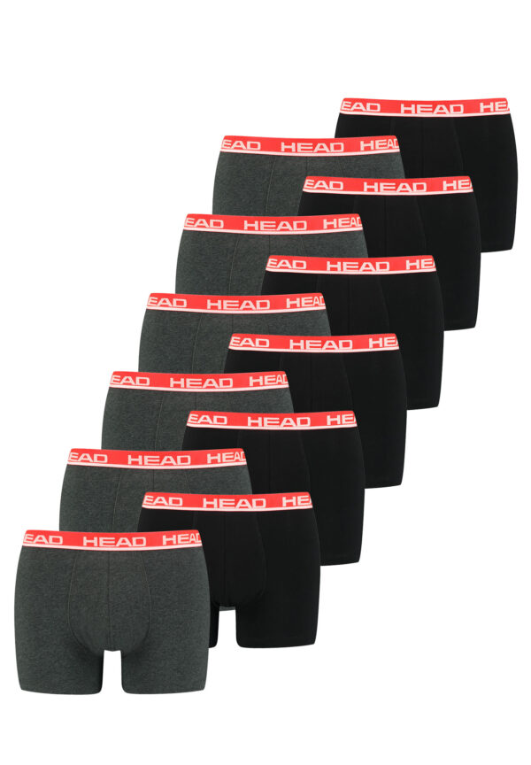 Head Herren Basic Boxer Pant Shorts Unterwäsche Unterhose 12 er Pack
