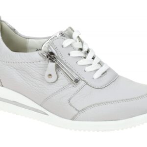 Waldl?ufer HIMONA 980007 299 068 hell-grau - bequeme Halbschuhe f?r Damen