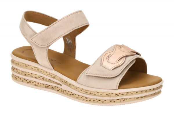 Gabor 64.553.10 rose - Riemchen Sandale f?r Damen