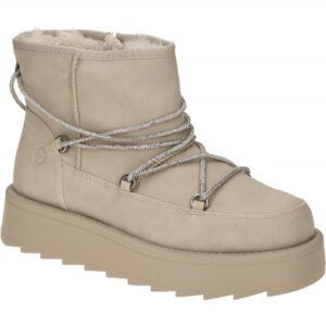 Tamaris Winter Stiefelette Warmfutter beige Glitzer 1-26815
