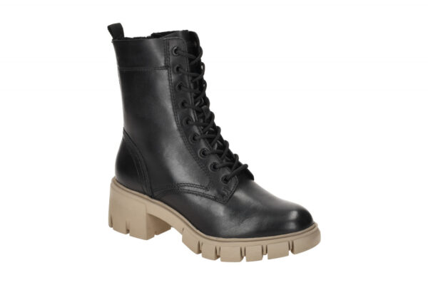Tamaris Schn?r Stiefel Boots schwarz 1-25272-41