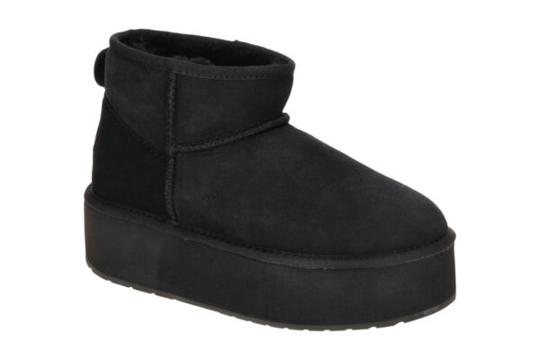 EMU STINGER MICRO FLATFORM W13082 BLAK schwarz - Winterstiefelette f?r Damen