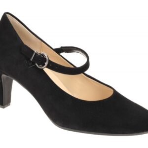 Gabor 41.411.17 schwarz - Riemchen Pumps f?r Damen