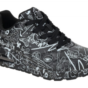 Skechers UNO 177972 BKW schwarz - Sneakers f?r Damen