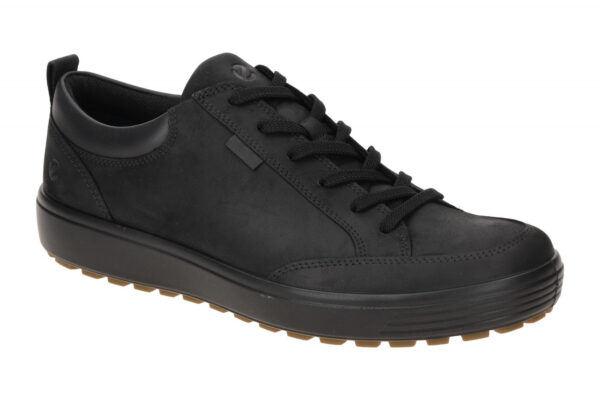 Ecco SOFT 7 TRED MEN`S 45077402001 schwarz - bequeme Halbschuhe f?r Herren