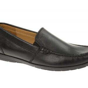 Geox Respira Siron C Slippers in schwarz Herren Mokassin