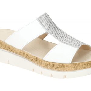 Gabor 63.721.21 wei? - bequeme Pantolette f?r Damen