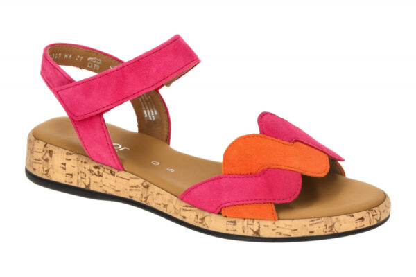 Gabor RHODOS 62.735.21 pink - Riemchen Sandale f?r Damen