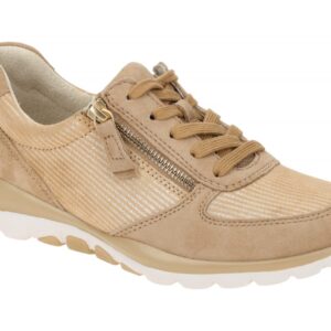 Gabor ROLLINGSOFT 46.968.61 hell-braun - bequeme Halbschuhe f?r Damen