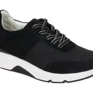 Gabor ROLLINGSOFT 66.897.37 schwarz - sportliche Halbschuhe f?r Damen