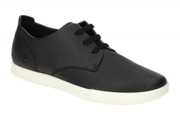 Ecco LEISURE 53880401001 schwarz - bequeme Halbschuhe f?r Herren