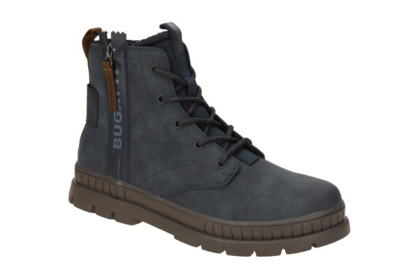 bugatti Pallario Comfort Stiefel blau d?nn gef?ttert AGB33