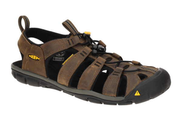 Keen CLEARWATER CNX LEATHER 1013106 dunkel-braun - Trekkingsandale f?r Herren