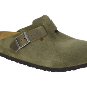 Birkenstock BOSTON BS 1028067 gr?n - bequeme Pantoletten f?r Herren