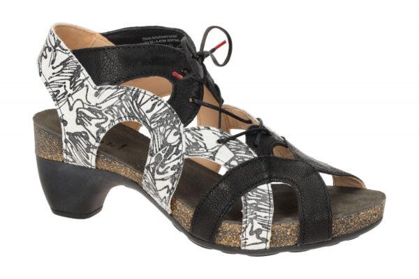 Think TRAUDI 3-000214-0010 schwarz - Riemchen Sandale f?r Damen