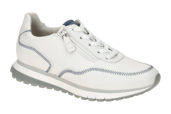 Gabor TURIN 66.379.56 wei? - bequeme Halbschuhe f?r Damen