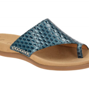 Gabor 63.700.99 blau - Pantoletten f?r Damen