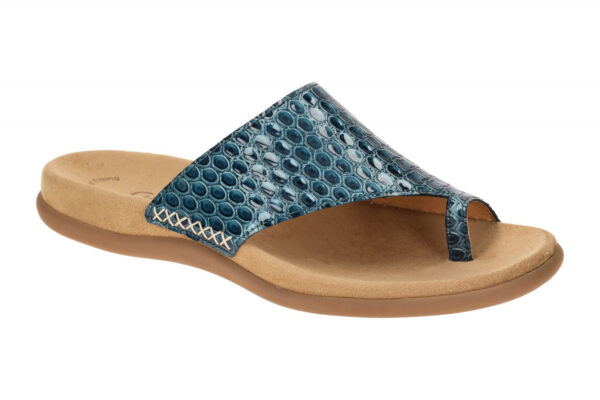 Gabor 63.700.99 blau - Pantoletten f?r Damen