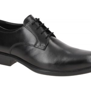 Geox Respira Carnaby D elegante Business Herrenschuhe in schwarz