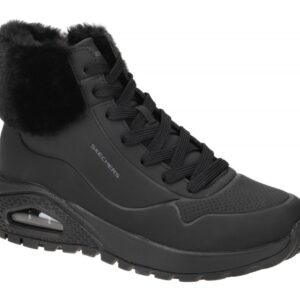 Skechers UNO 167274 BBK schwarz - Mid Cut Sneakers f?r Damen