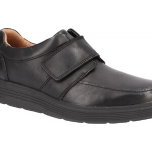 Clarks UN ABODE STRAP 26136986 8 schwarz - bequeme Slipper f?r Herren