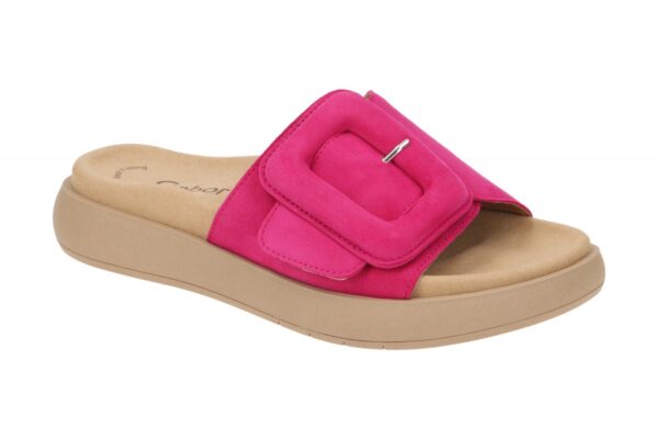 Gabor 63.751.10 pink - bequeme Pantolette f?r Damen