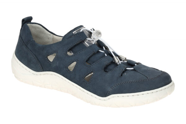 Waldl?ufer K 612006 191 206 blau - bequeme Slipper f?r Damen