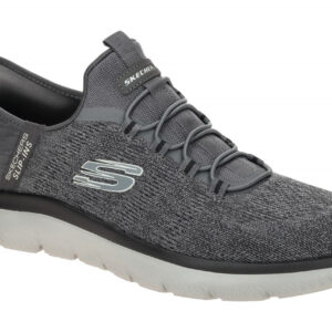 Skechers SUMMITS 232469 CCBK dunkel-grau - Slipper f?r Herren