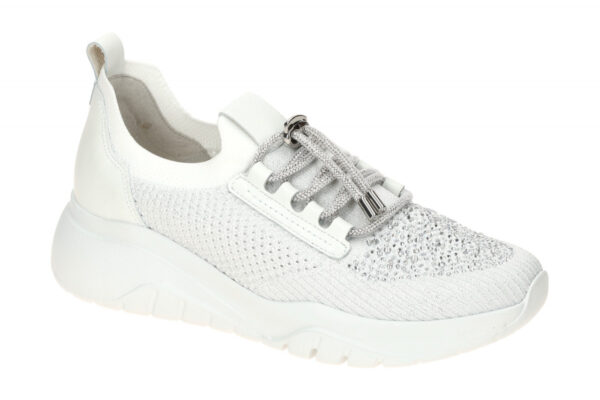 Gabor 63.455.41 wei? - sportliche Slipper f?r Damen
