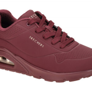 Skechers UNO 73690/PLUM bordo - sportliche Halbschuhe f?r Damen