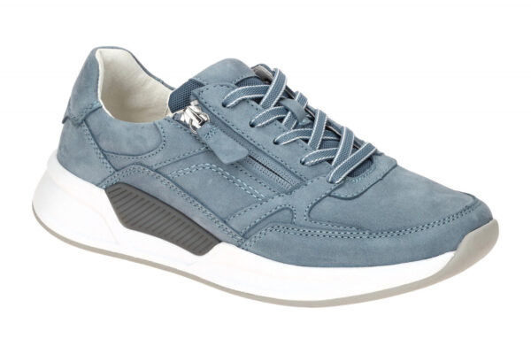Gabor ROLLINGSOFT 66.958.26 hell-blau - sportliche Halbschuhe f?r Damen