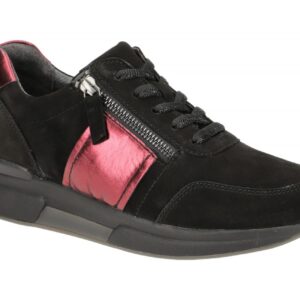 Gabor 36.928.87 schwarz - sportliche Halbschuhe f?r Damen