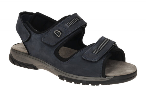 Waldl?ufer HARALD 372002 100 217 dunkel-blau - bequeme Sandale f?r Herren