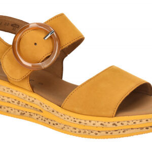 Gabor 64.550.11 gelb - Riemchen Sandale f?r Damen
