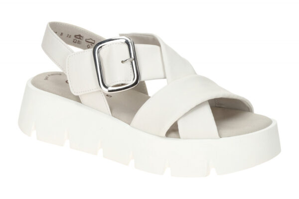 Gabor 64.752.20 wei? - Riemchen Sandale f?r Damen