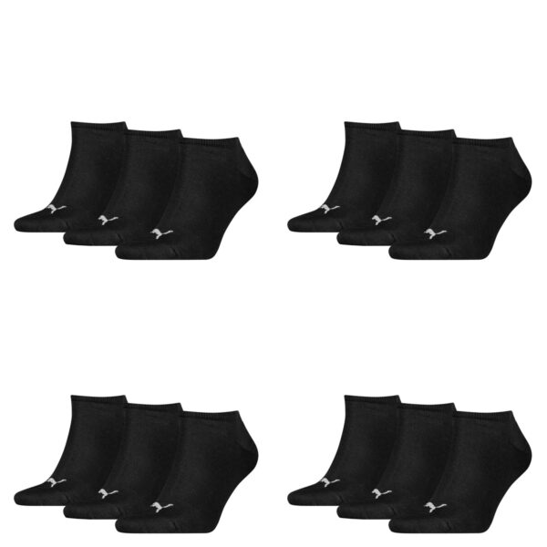 12 Paar Puma Sneaker Invisible Socken Gr. 35 - 49 Unisex für Damen Herren Füßlin...
