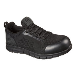 Skechers Herren Sicherheitsschuh SYNERGY-OMAT Arbeitsschuh 200013EC schwarz