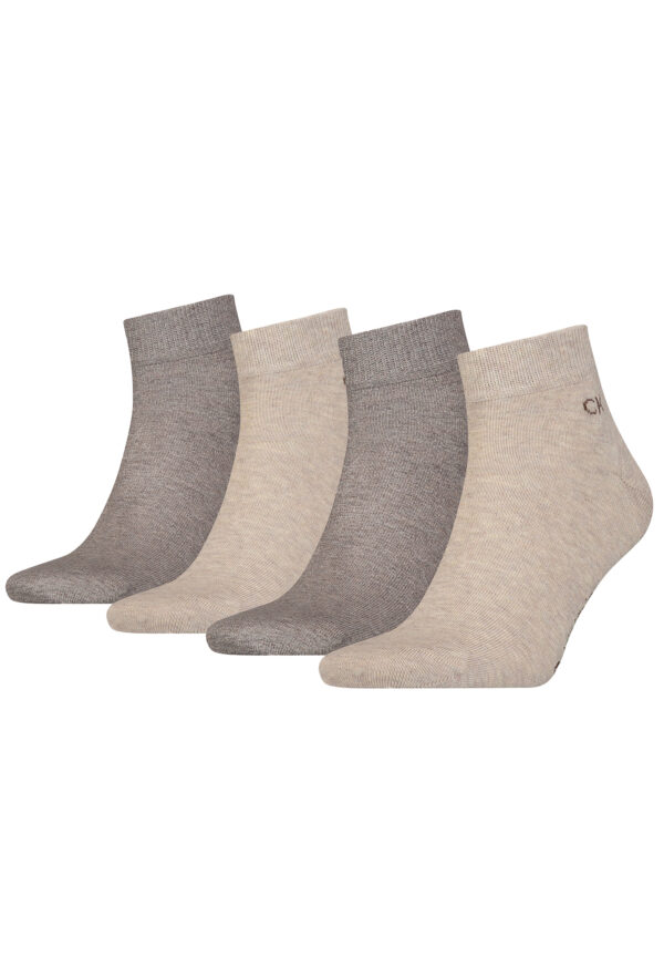 Calvin Klein Quarter Sneaker Socken Herren Kurzsocke 4 Paar