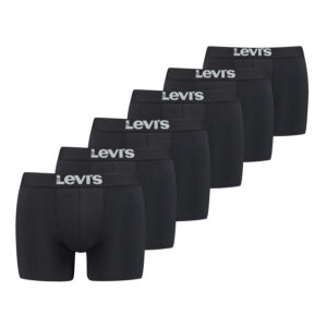 6er Pack Herren Levis SOLID BASIC BOXER Boxershorts Unterwäsche Pants