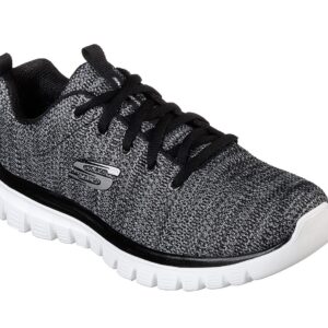 Skechers Sport Womens GRACEFUL TWISTED FORTUNE Sneakers Damen Schuhe Schwarz