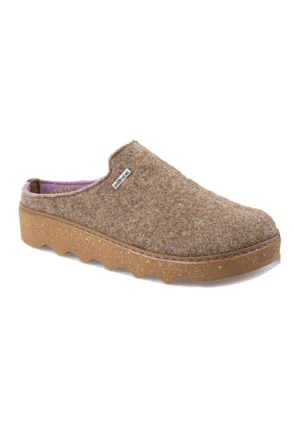 Rohde Easy N 35 Clogs Damen Hausschuhe Pantolette Filz 6120 17 Braun