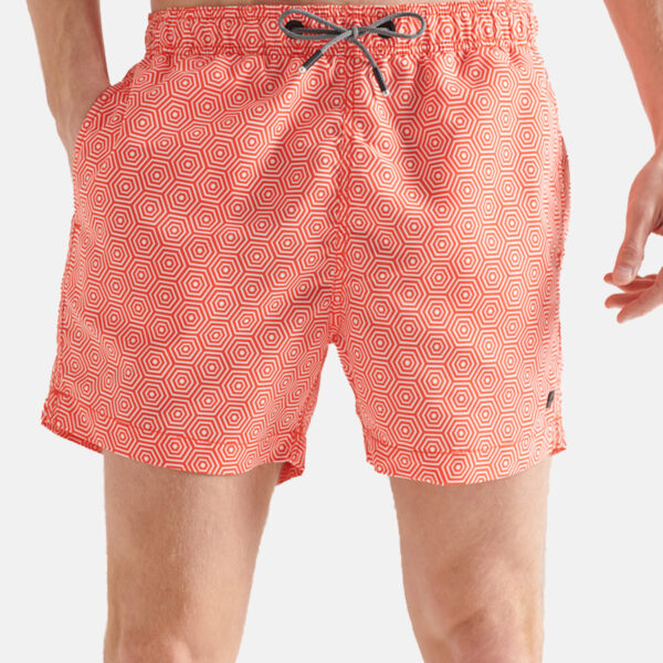 Superdry Herren SD Studios Swim Short Schwimmhose Badeshorts M3010126A Orange