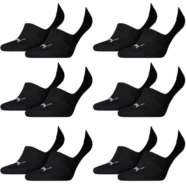 12 Paar Puma Socken Footie Sportsocken Invisible Gr. 35 - 46 Unisex