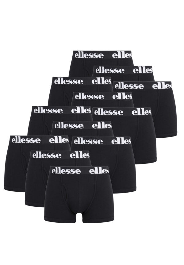 Ellesse Boxershorts Fashion Boxer Herren Trunk Shorts Unterwäsche 12er Pack
