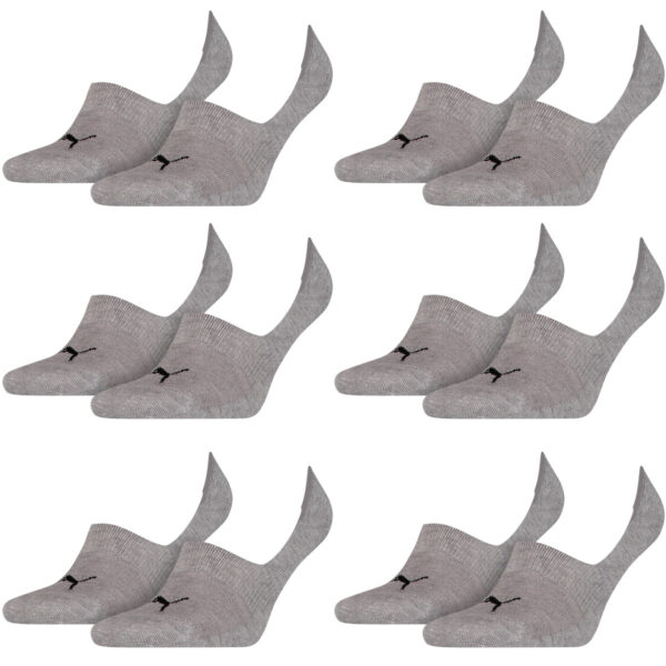 12 Paar Puma Socken Footie Sportsocken Invisible Gr. 35 - 46 Unisex