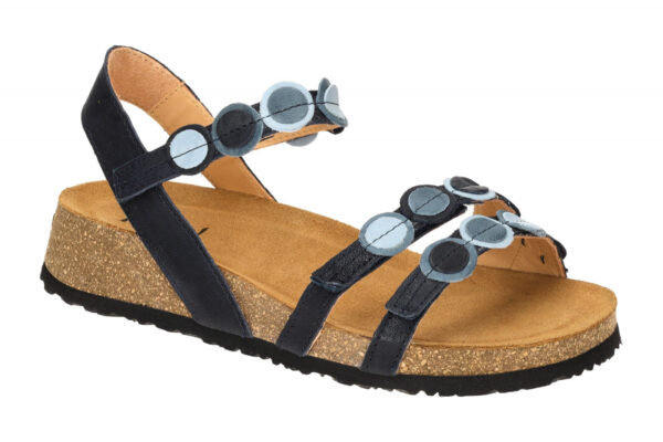Think KOAK 3-000322-8020 blau - Riemchen Sandale f?r Damen