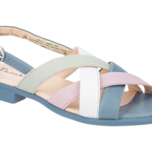 Think KAMAA 3-000777-8000 blau - Riemchen Sandale f?r Damen