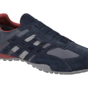 Geox SNAKE U4207L 0PT22C4002 dunkel-blau - sportliche Slipper f?r Herren