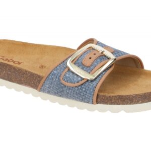 Gabor 83.031.46 blau - bequeme Pantolette f?r Damen