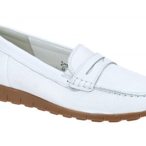 Waldl?ufer H 785502 199 150 wei? - bequeme Slipper f?r Damen